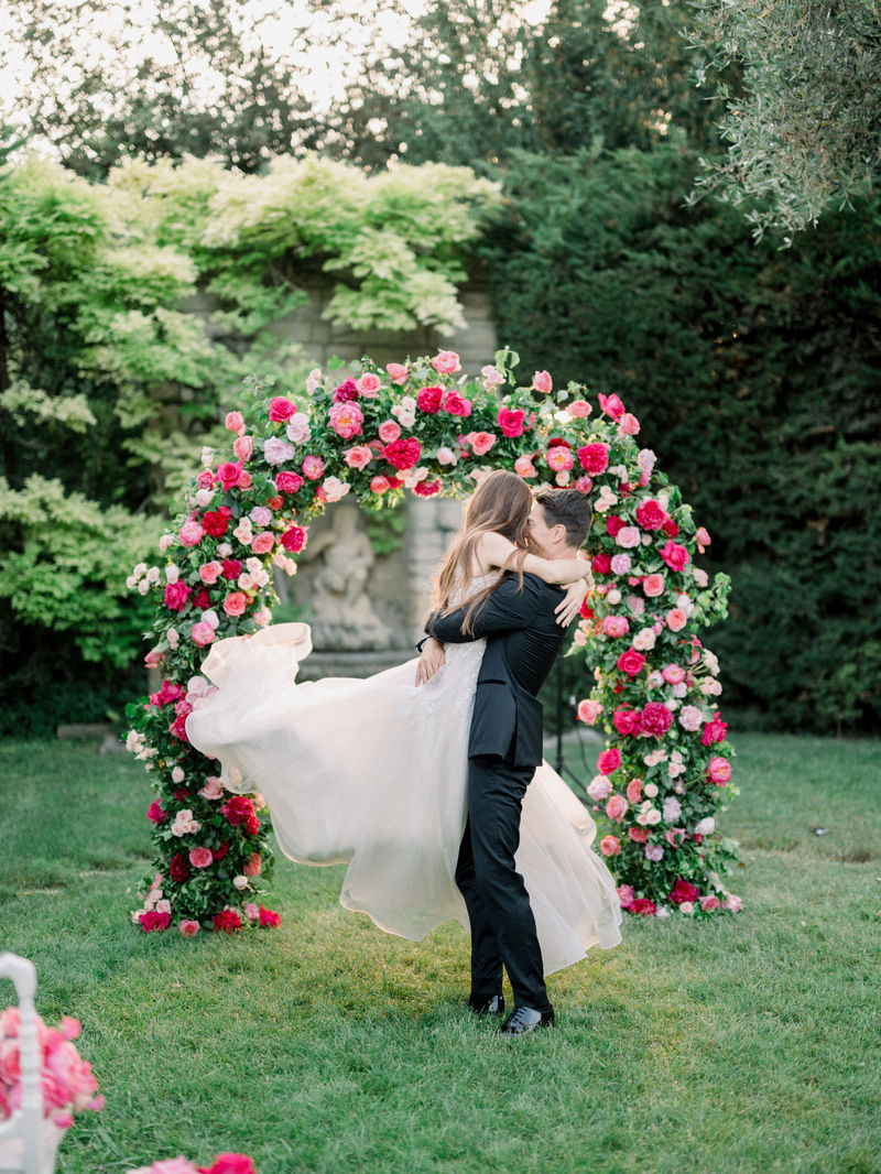 Décoration florale pour événement d'entreprise — Blush Floral Designer, Côte d'Azur