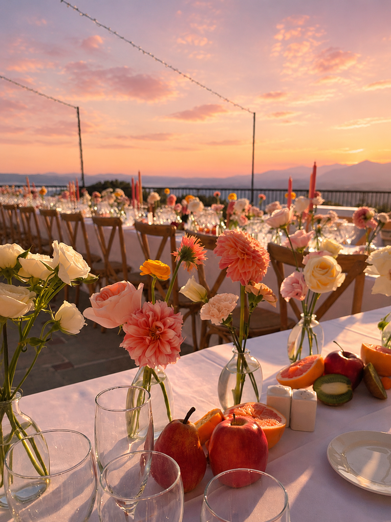 Livraison de fleurs premium sur la Côte d'Azur — Blush Floral Designer