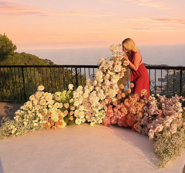 Fleurs de mariage haut de gamme sur la Côte d'Azur